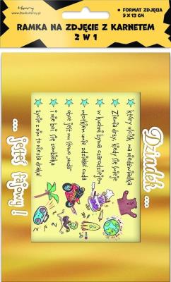 Karnet ramka Dziadek Fajny. Wydawca: Fundacja Literatury imienia Henryka Berezy. SmakLiter.pl Opakowanie Karnet ramka Dziadek Fajny