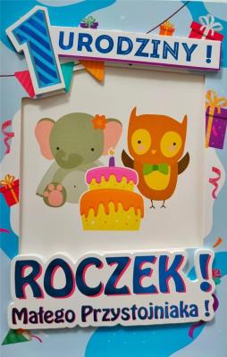 Opakowanie Karnet Roczek chłopiec 6K - 014