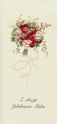 Karnet Rocznica DL J03 - Bukiet. Wydawca: MAK. SmakLiter.pl Opakowanie Karnet Rocznica DL J03 - Bukiet