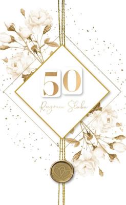 Opakowanie Karnet Rocznica Ślubu wymienne cyfry LUX-77