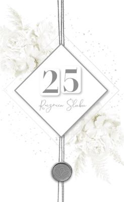 Opakowanie Karnet Rocznica Ślubu wymienne cyfry LUX-78