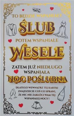 Opakowanie Karnet Ślub