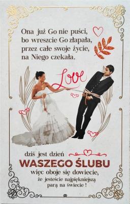 Opakowanie Karnet Ślub