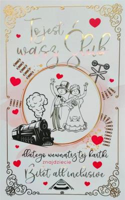 Opakowanie Karnet Ślub