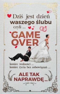 Opakowanie Karnet Ślub