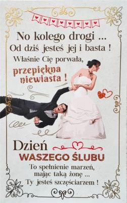 Opakowanie Karnet Ślub