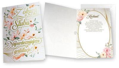 Opakowanie Karnet Ślub