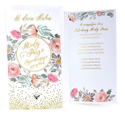 Opakowanie Karnet Ślub