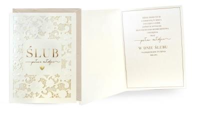 Opakowanie Karnet Ślub