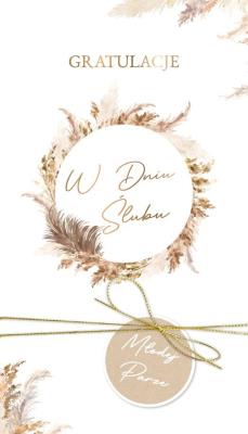 Opakowanie Karnet Ślub