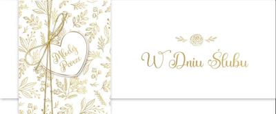 Opakowanie Karnet Ślub