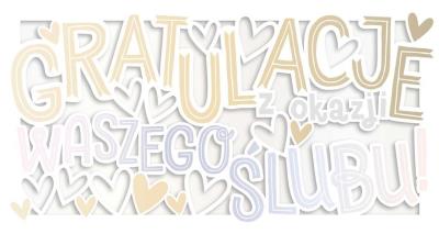 Opakowanie Karnet Ślub