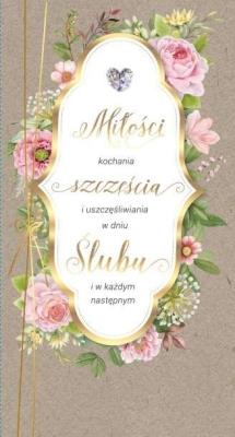 Opakowanie Karnet Ślub