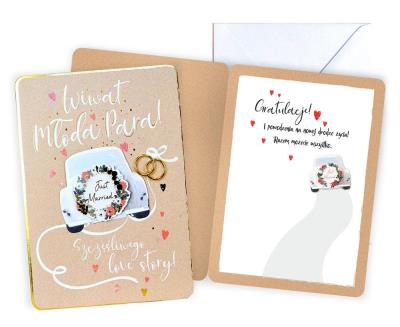 Opakowanie Karnet Ślub