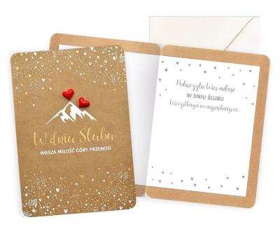 Opakowanie Karnet Ślub