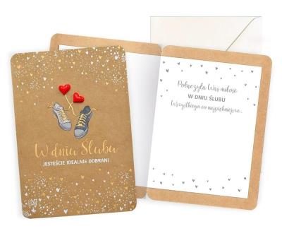 Opakowanie Karnet Ślub