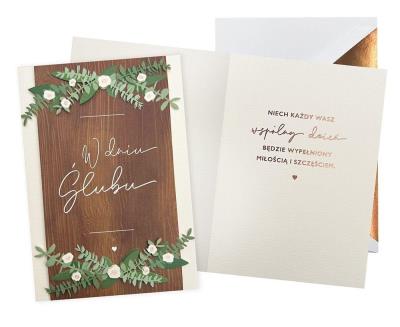 Opakowanie Karnet Ślub