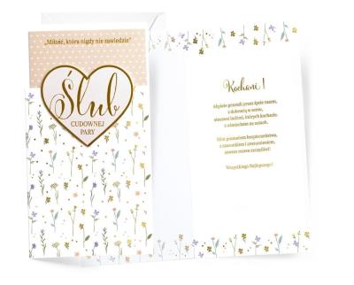 Opakowanie Karnet Ślub