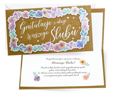 Opakowanie Karnet Ślub