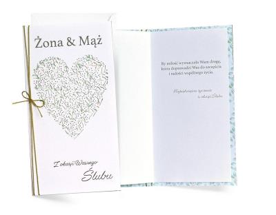 Opakowanie Karnet Ślub