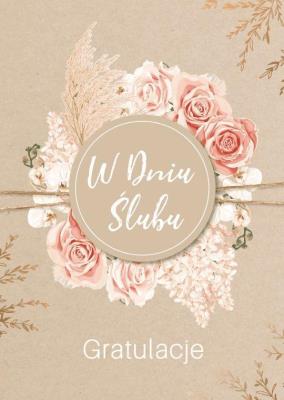 Opakowanie Karnet Ślub