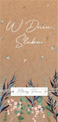 Opakowanie Karnet ślub DL-122