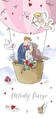 Opakowanie Karnet Ślub DL-123