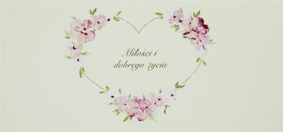 Karnet Ślub DL S52 - Miłości i dobrego życia. Wydawca: MAK. SmakLiter.pl Opakowanie Karnet Ślub DL S52 - Miłości i dobrego życia