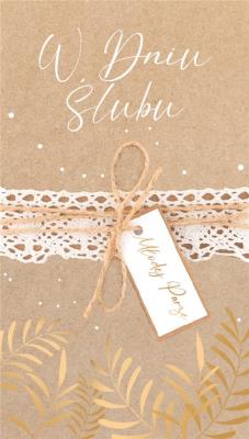 Opakowanie Karnet ślub KP-120