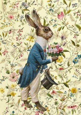 Opakowanie Karnet ST350 B6 + koperta Zając Wielkanoc