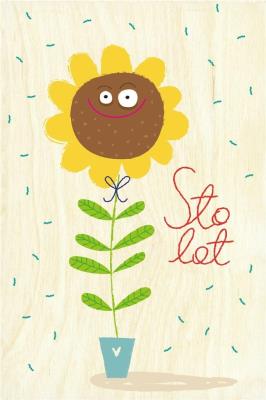 Opakowanie Karnet - Sto lat kwiatuszku