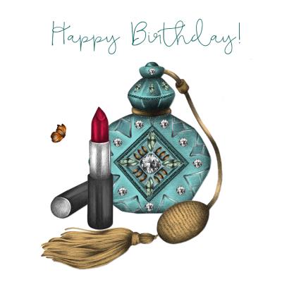 Opakowanie Karnet Swarovski kwadrat CL0316 Urodziny szminka