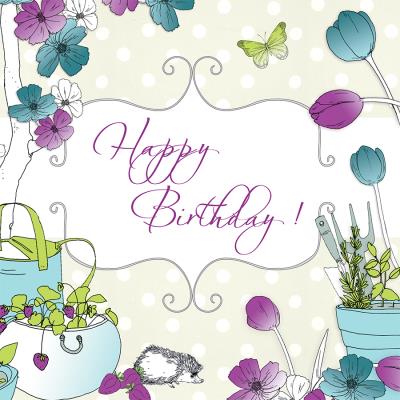 Opakowanie Karnet Swarovski kwadrat CL1503 Urodziny doniczki