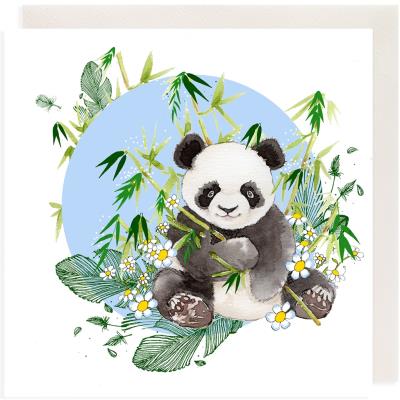 Opakowanie Karnet Swarovski kwadrat CL2012 Panda