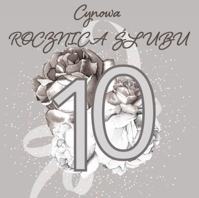 Opakowanie Karnet Swarovski kwadrat CL4404 Rocznica Ślubu 10