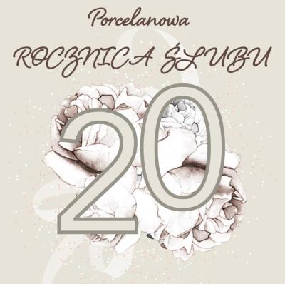 Opakowanie Karnet Swarovski kwadrat CL4406 Rocznica Ślubu 20