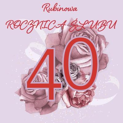 Opakowanie Karnet Swarovski kwadrat CL4410 Rocznica Ślubu 40