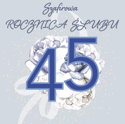 Opakowanie Karnet Swarovski kwadrat CL4411 Rocznica Ślubu 45