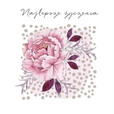 Opakowanie Karnet Swarovski kwadrat CL4504_PO Najlepsze życze