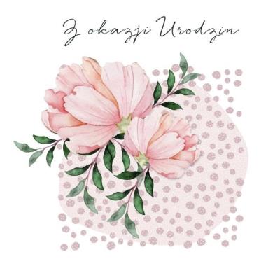 Opakowanie Karnet Swarovski kwadrat CL4506_PO Z okazji Urodzi