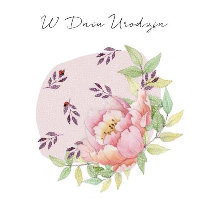 Opakowanie Karnet Swarovski kwadrat CL4510_PO Urodziny