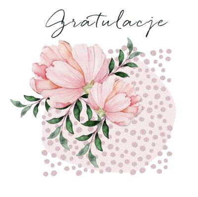 Opakowanie Karnet Swarovski kwadrat CL4512_PO Gratulacje