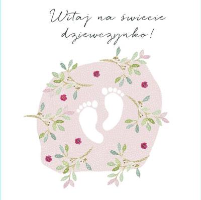 Opakowanie Karnet Swarovski kwadrat CL4513_PO Narodziny