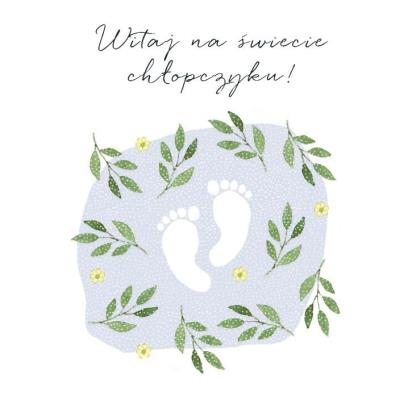 Opakowanie Karnet Swarovski kwadrat CL4514_PO Narodziny