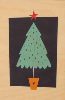 Opakowanie Karnet - Świąteczna choinka