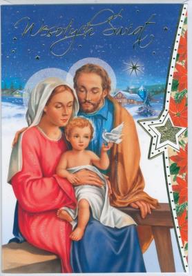 Opakowanie Karnet świąteczny BN B6X religia lub świecki MIX