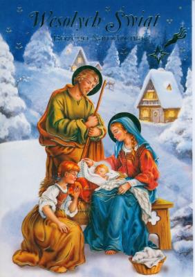 Okładka książki Karnet świąteczny BN B6Z religia lub świecki