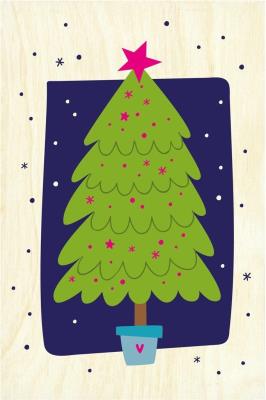 Opakowanie Karnet - Tradycyjna choinka