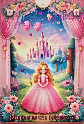 Opakowanie Karnet Urodzinki Księżniczka 3K