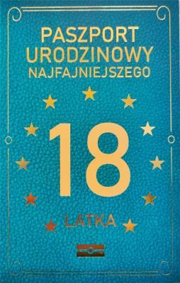 Opakowanie Karnet Urodzinowy 18 JCX - 033